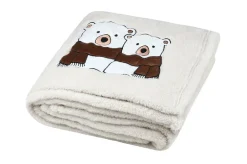 Koc DOUILLET 130x150 misie dziecięcy * STOF Discount