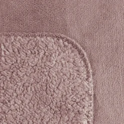 Koc dwustronny TEDY 200x220 cm różowy * EUROFIRANY B.B. Choczyńscy Sp.J. Outlet