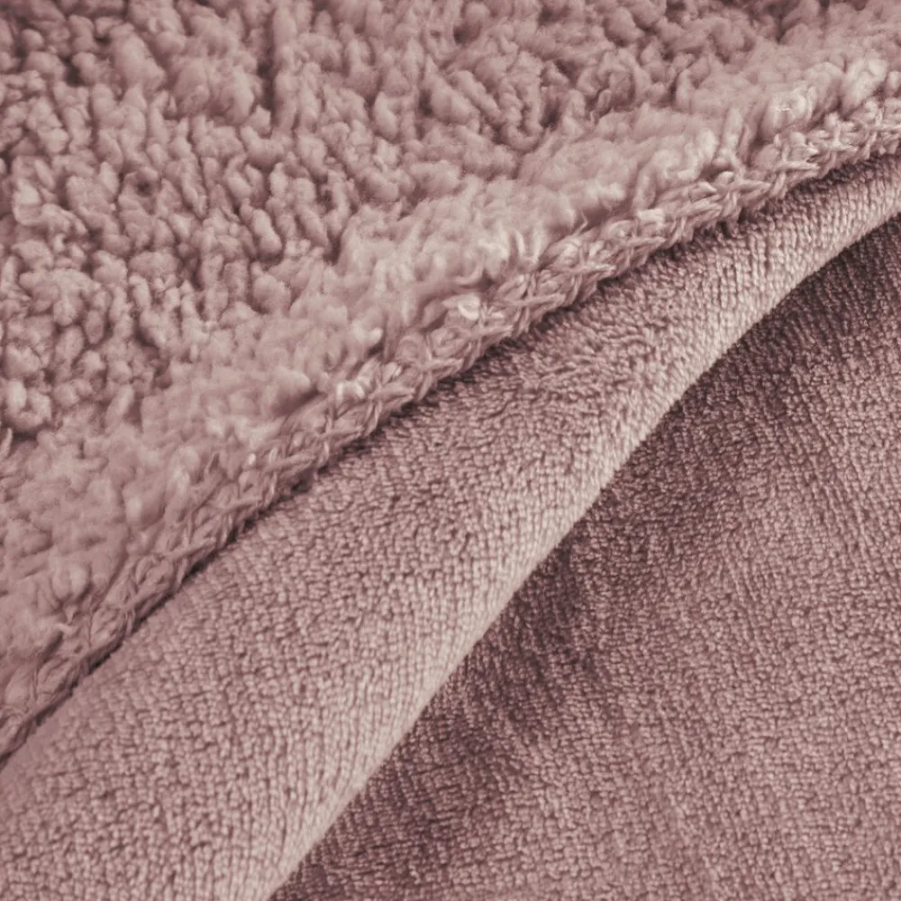 Koc dwustronny TEDY 200x220 cm różowy * EUROFIRANY B.B. Choczyńscy Sp.J. Outlet