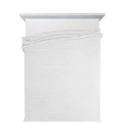 Koc LISA biały 70x160 wytłaczane pasy * EUROFIRANY B.B. Choczyńscy Sp.J. Outlet