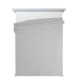 Koc LISA srebrny 150x200 wytłaczane pasy * EUROFIRANY B.B. Choczyńscy Sp.J. Discount