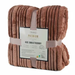 Koc NINA z efektem 3D 150x200 cm mocha * EUROFIRANY B.B. Choczyńscy Sp.J.