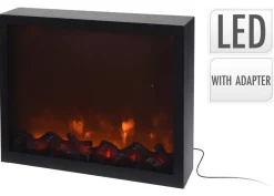 Kominek elektryczny LED 41x35 cm * H&S Decoration Sale