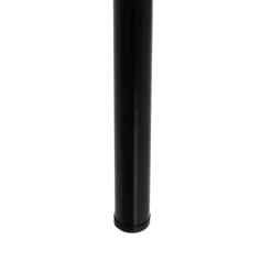 Komoda MANILA czarna 3-poziomy 124x42x80 cm