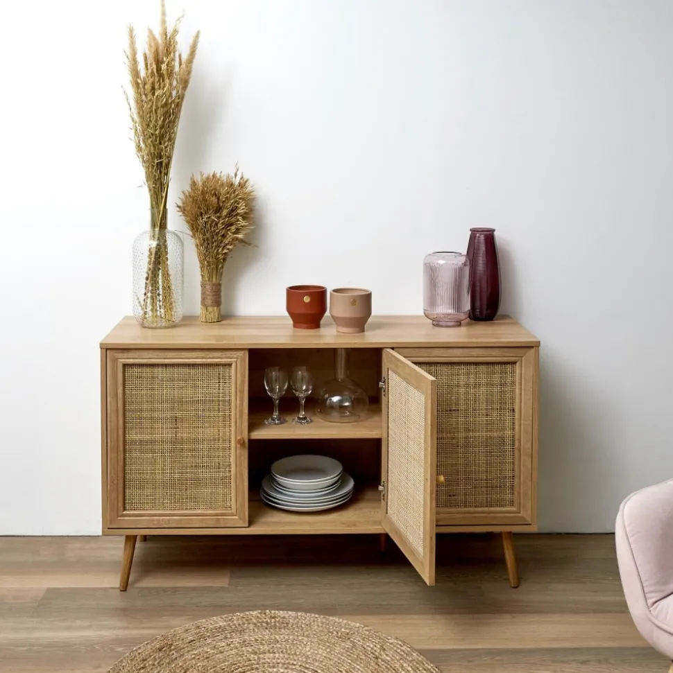 Komoda Tivo 3 drzwiowa rattan
