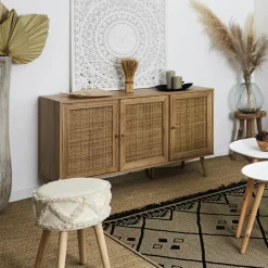 Komoda Tivo 3 drzwiowa rattan