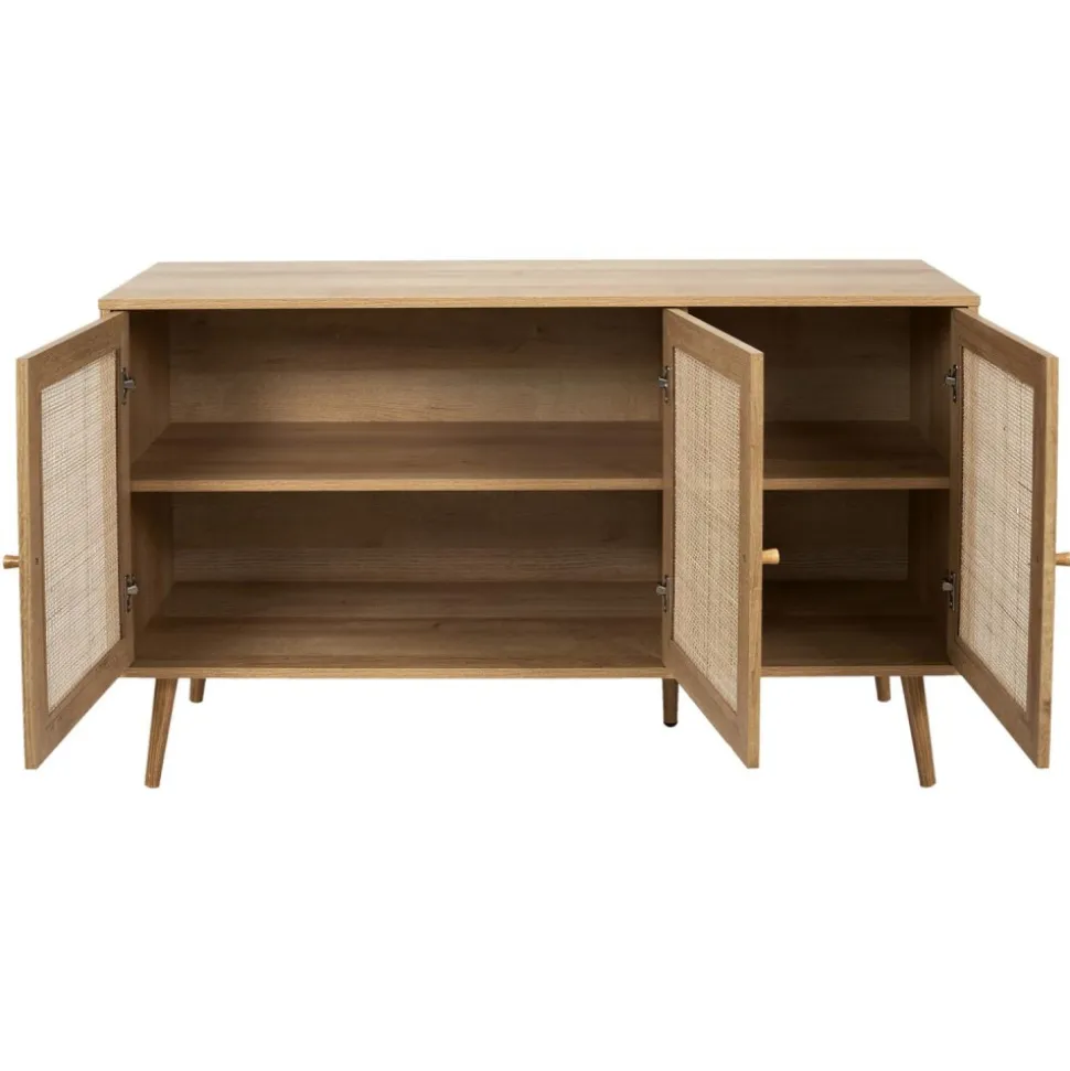 Komoda Tivo 3 drzwiowa rattan