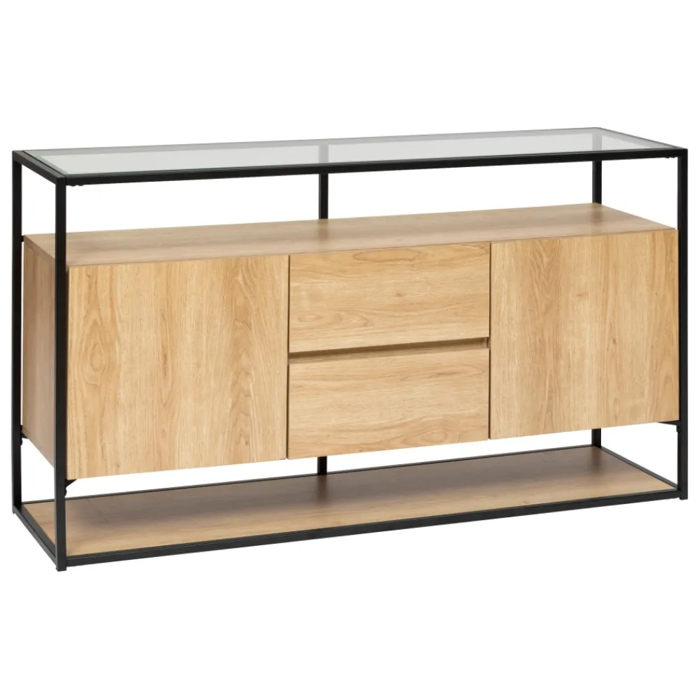 Komoda beżowa do salonu Aldea * Atmosphera Outlet