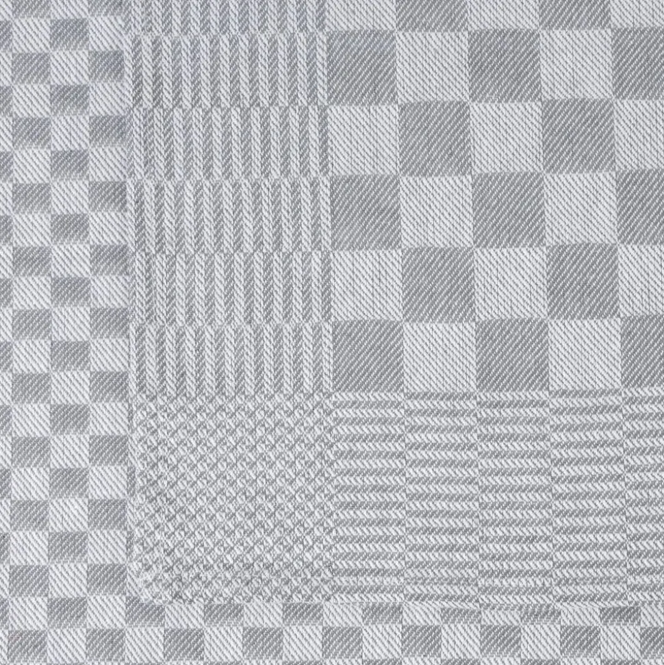 Komplet 2 ścierek MAURO 50x70 srebrne