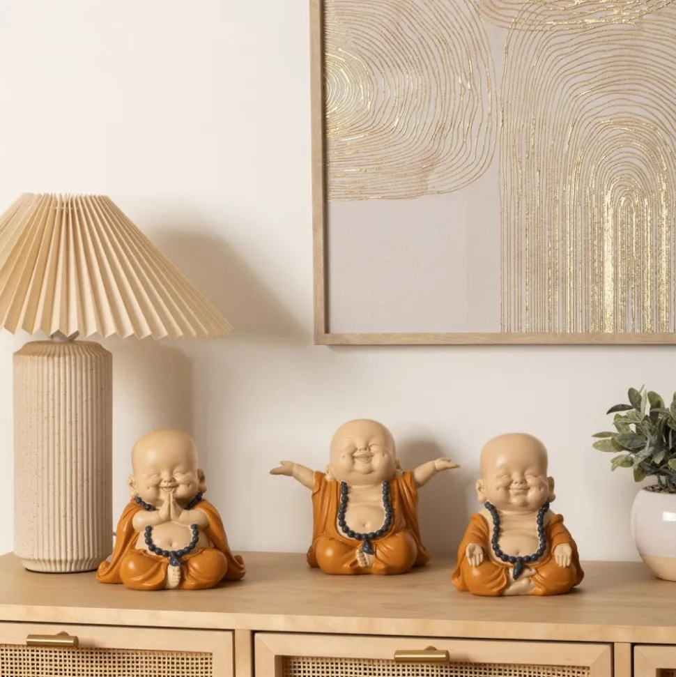 Komplet 3 figurek Budda Baya