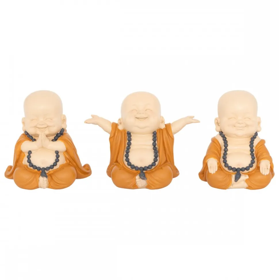 Komplet 3 figurek Budda Baya