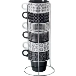 Komplet 6 filiżanek Ethnik 260 ml
