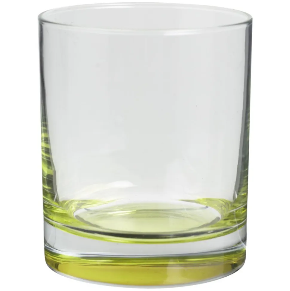 Komplet 6 kolorowych szklanek 300 ml