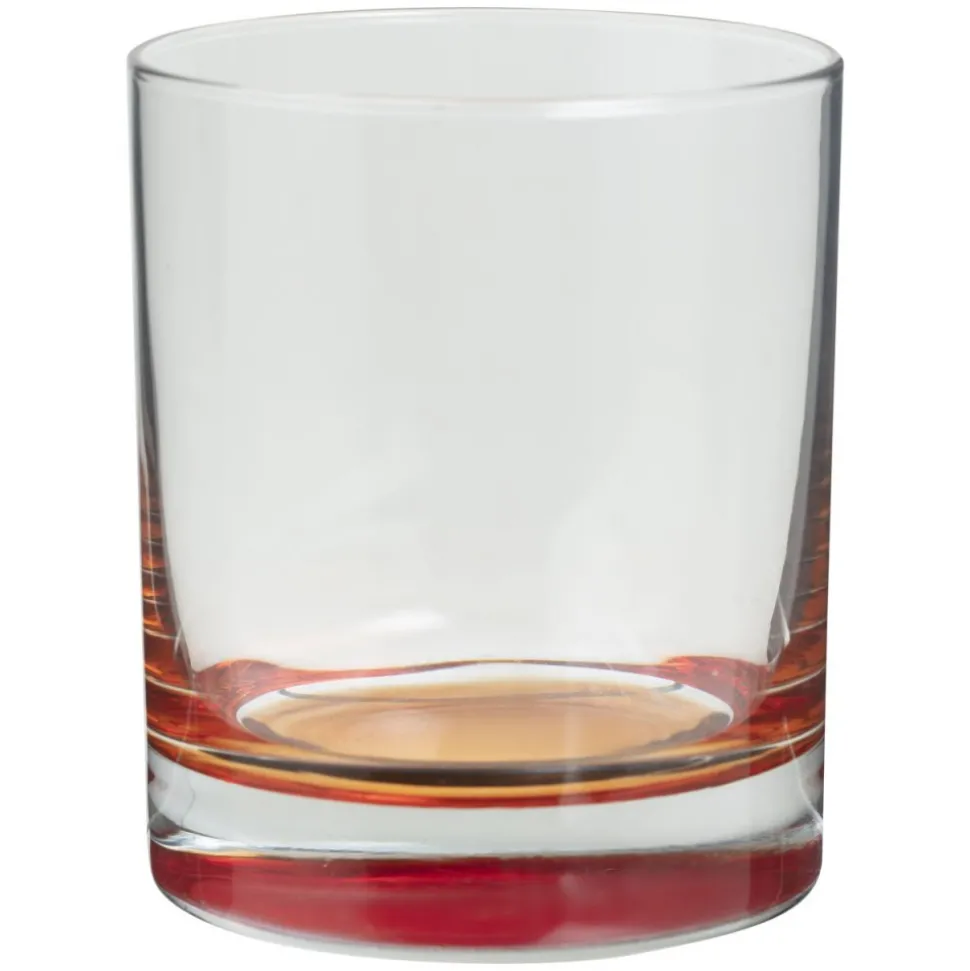 Komplet 6 kolorowych szklanek 300 ml