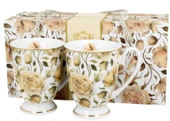 Komplet 2 kubków Royal English Roses White 320 ml