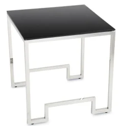 Komplet 3 stolików Sammen Silver Black