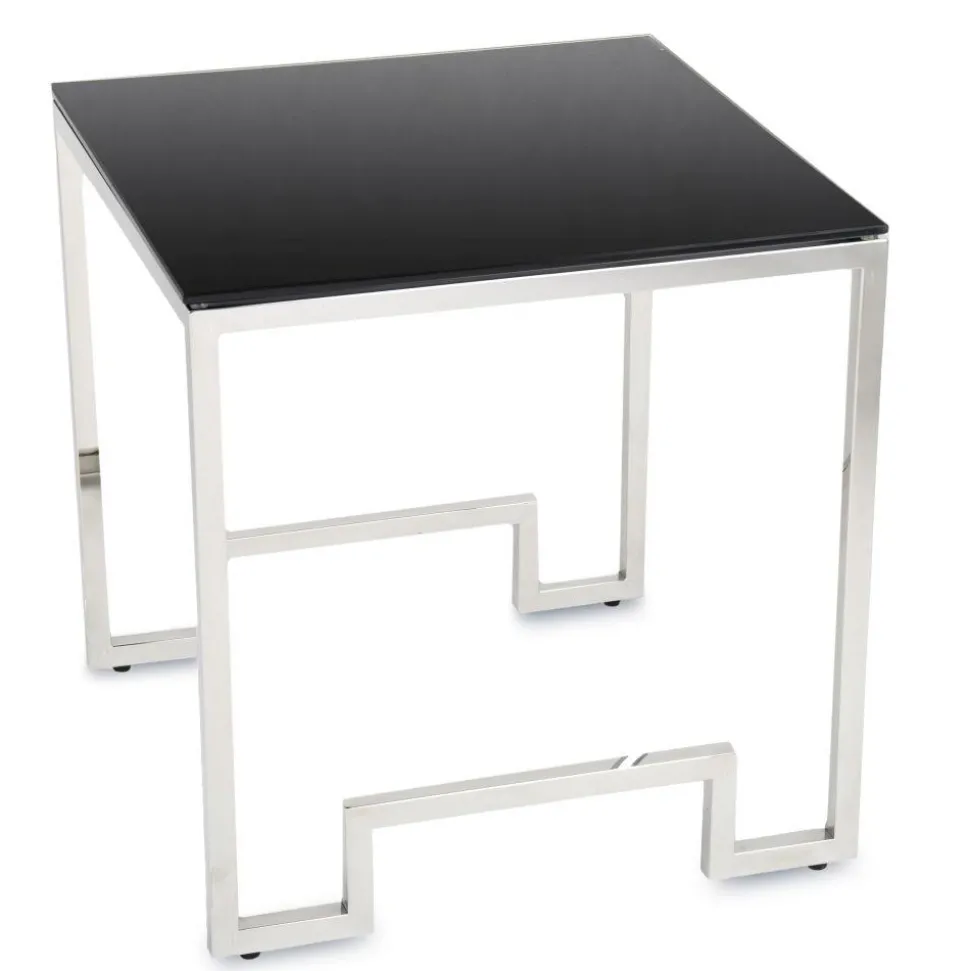 Komplet 3 stolików Sammen Silver Black