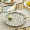 Komplet 6 talerzy deserowych Gina 22 cm zielony