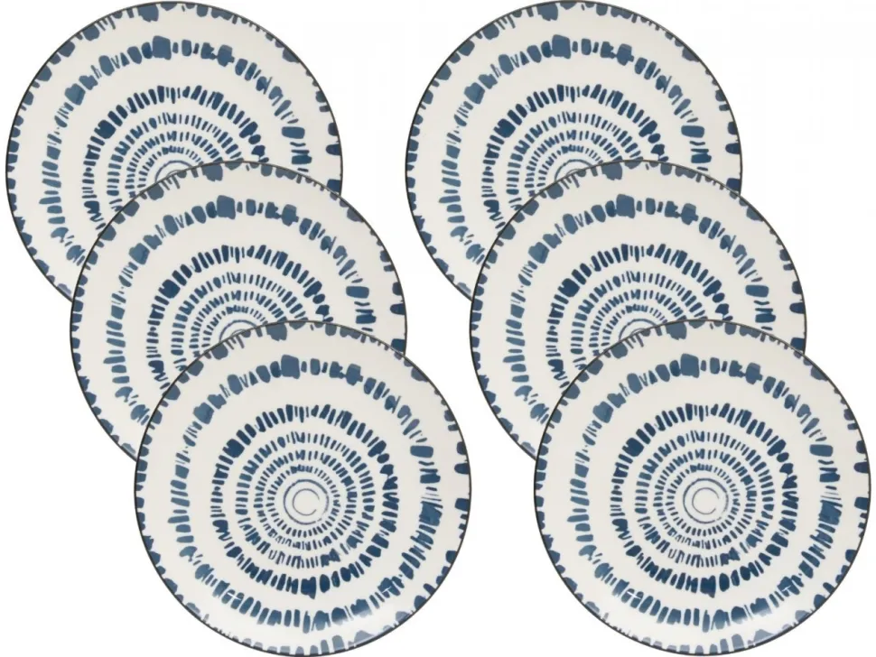 Komplet 6 talerzy deserowych 19 cm Umami Ray