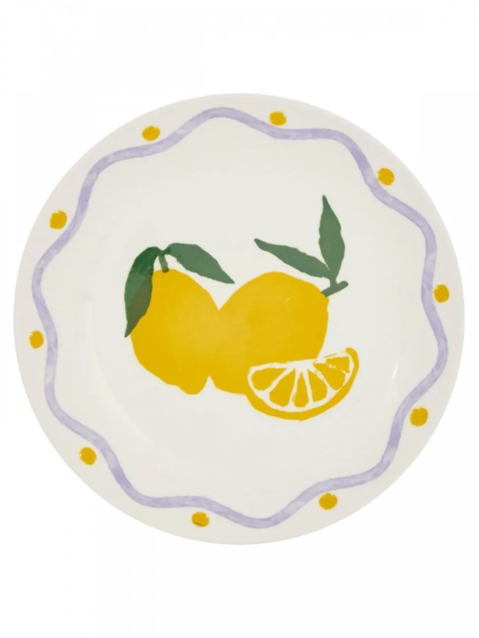 Komplet 6 talerzy deserowych 19 cm Fruity Lemon