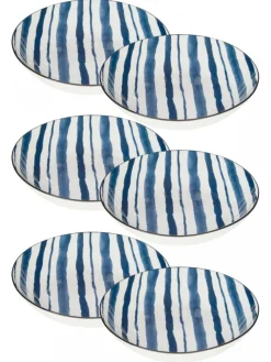 Komplet 6 talerzy głębokich 20 cm Umami Stripe