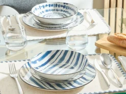 Komplet 6 talerzy głębokich 20 cm Umami Stripe