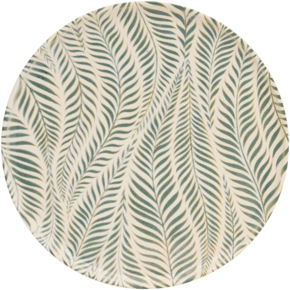 Komplet 6 talerzy obiadowych Gina 28 cm zielony