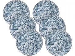 Komplet 6 talerzy obiadowych 26 cm Umami Leaf