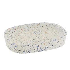 Komplet łazienkowy Terrazzo biały 4el.