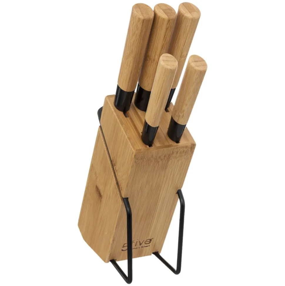 Komplet noży na stojaku Bamboo