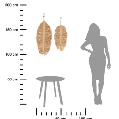 Komplet ozdób ściennych Oasis Leaf