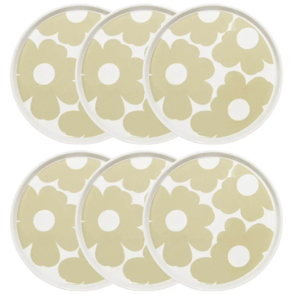 Komplet talerzy 20 cm 6 szt. Beige Bloom