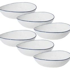 Komplet talerzy głębokich 20 cm 6 szt. Pebbles