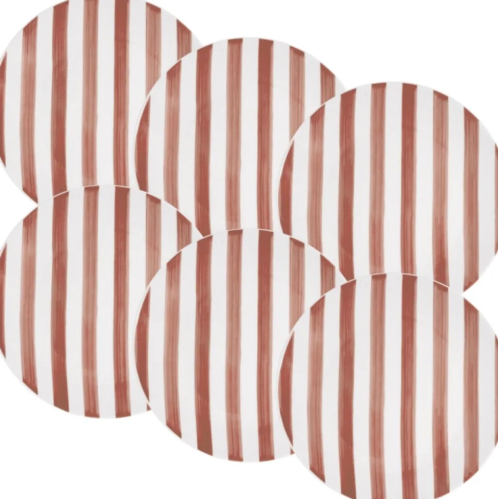 Komplet talerzy obiadowych 27 cm 6 szt. Ligne róż