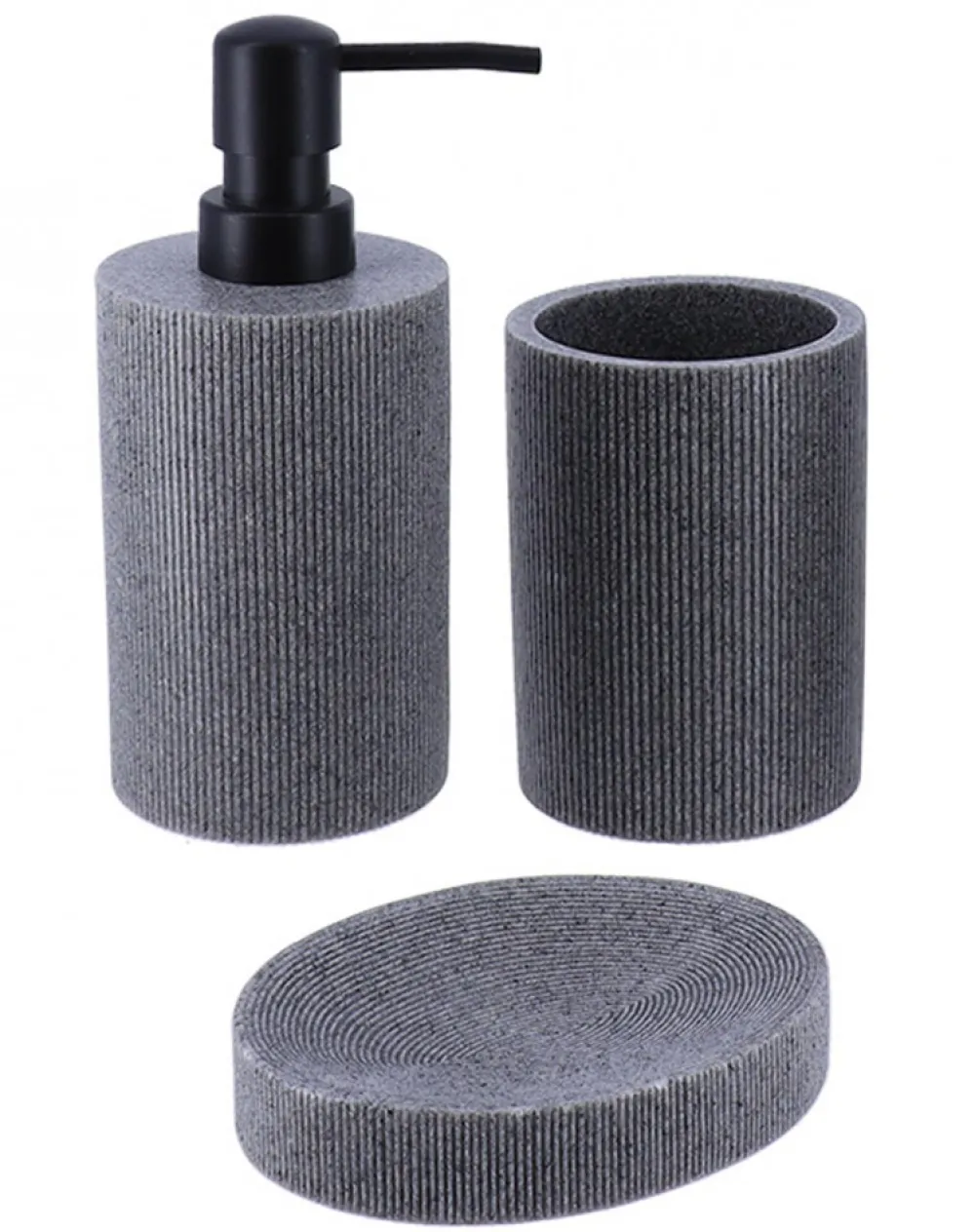 Komplet łazienkowy Porzio Grey * TENDANCE Clearance