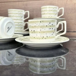 Komplet 6 filiżanek Joy beżowy 210 ml * Mondex Outlet