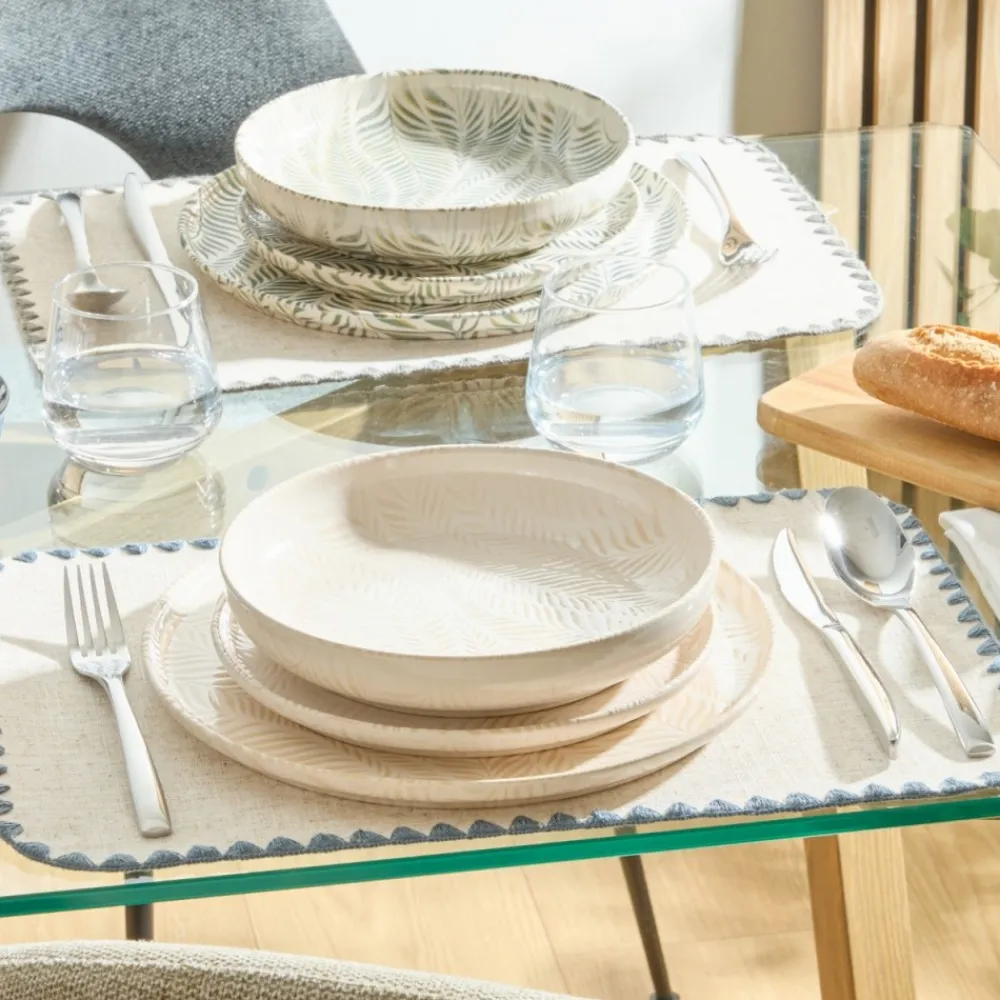 Komplet 6 głębokich talerzy Gina 22 cm kremowy * Secret de Gourmet Best