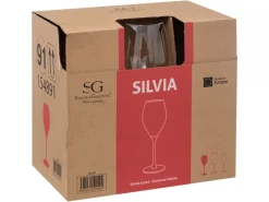 Komplet 6 kieliszków do wina 340 ml Silvia * Secret de Gourmet Sale