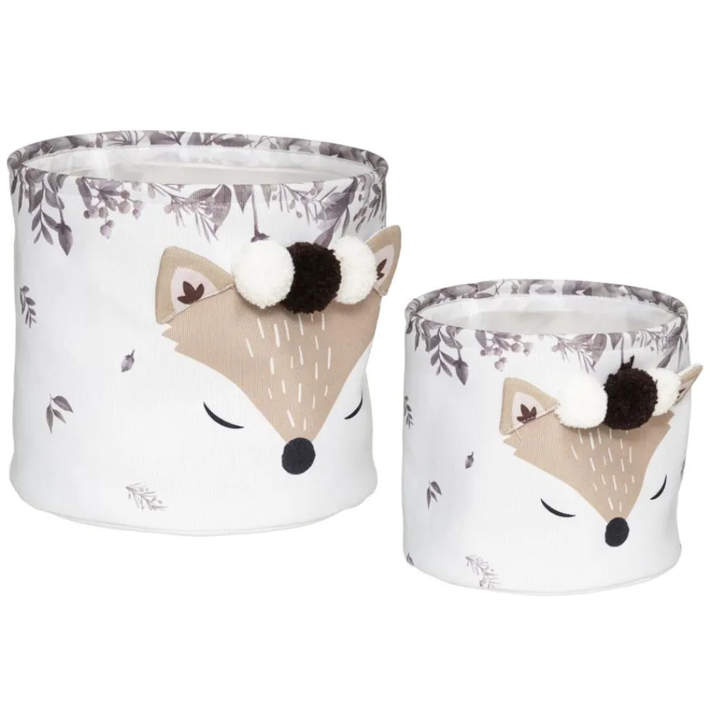 Komplet koszy na zabawki Fox * Atmosphera Outlet