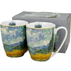 Komplet 2 kubków 350 ml Van Gogh Wheat Field * Duo Outlet