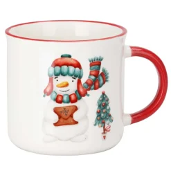 Komplet kubków z motywem świątecznym 4x200ml * Excellent Houseware New