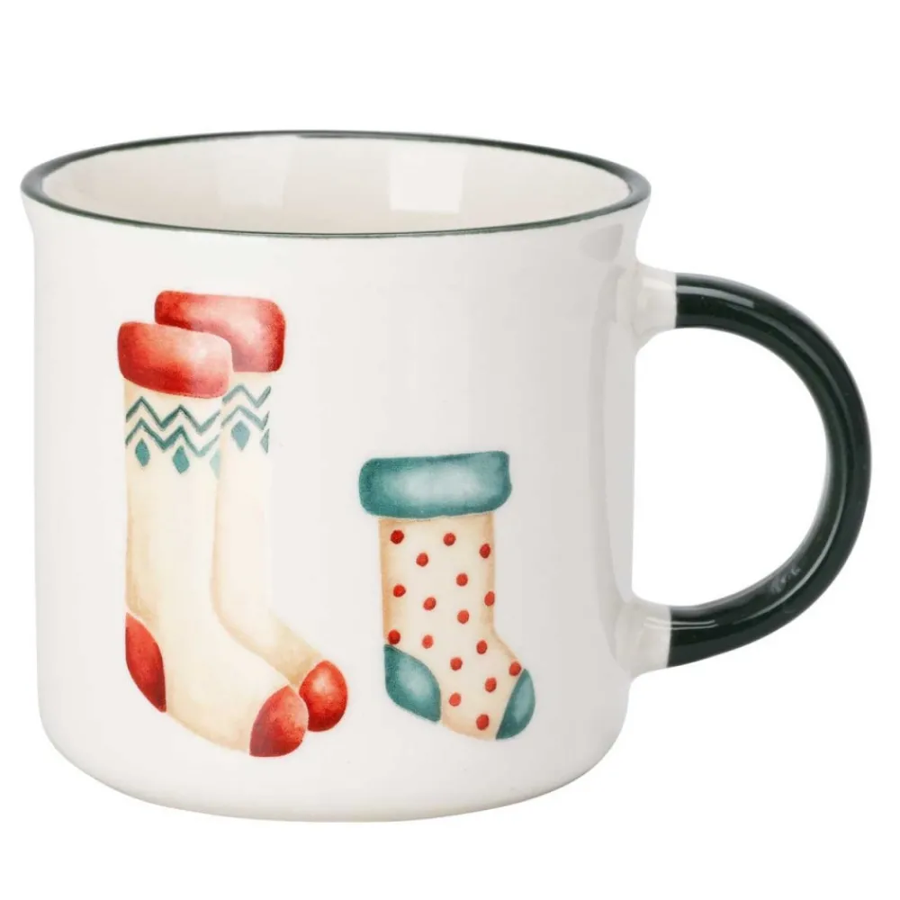 Komplet kubków z motywem świątecznym wzór 2 - Bałwanek * Excellent Houseware