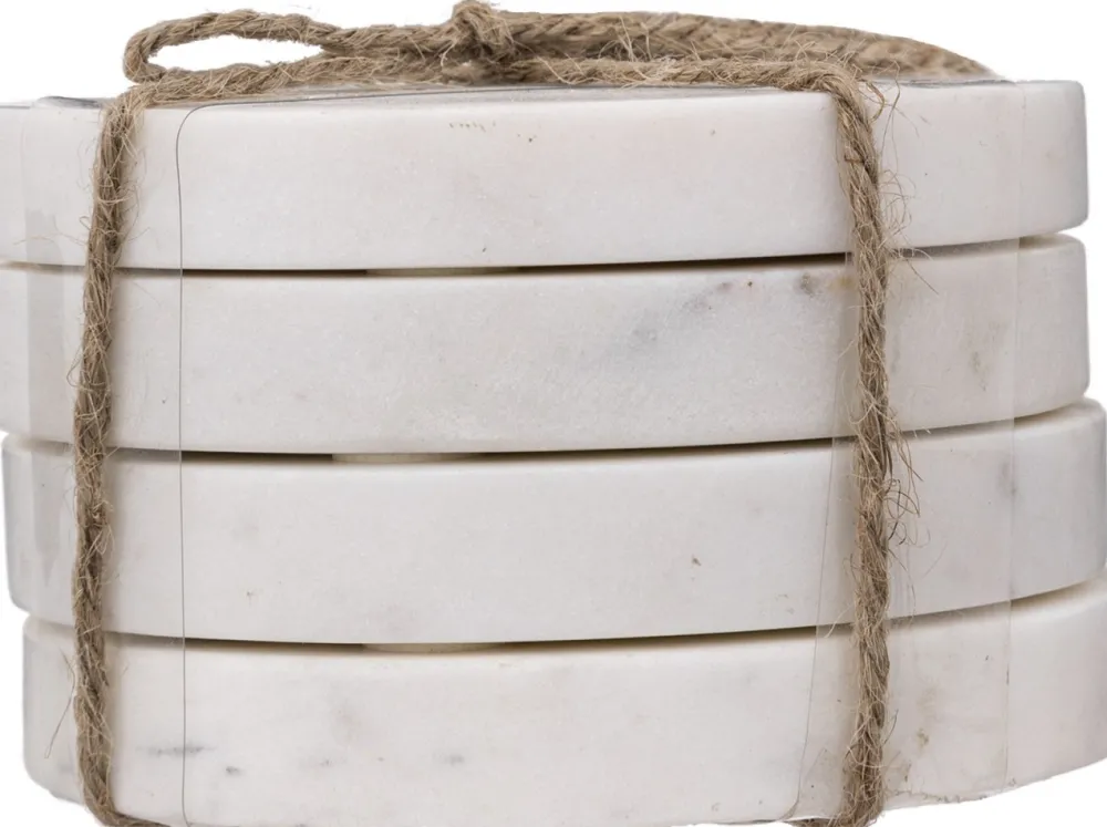 Komplet 4 podstawek White Marble * Secret de Gourmet