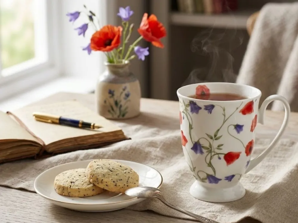 Komplet 4 porcelanowych kubków royal CELEBRATE TODAY * Duo