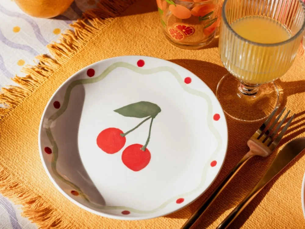 Komplet 6 talerzy deserowych 19 cm Fruity Orange * Secret de Gourmet Best