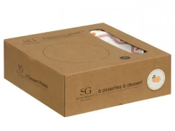 Komplet 6 talerzy deserowych 19 cm Fruity Orange * Secret de Gourmet Best