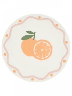 Komplet 6 talerzy deserowych 19 cm Fruity Orange * Secret de Gourmet Best