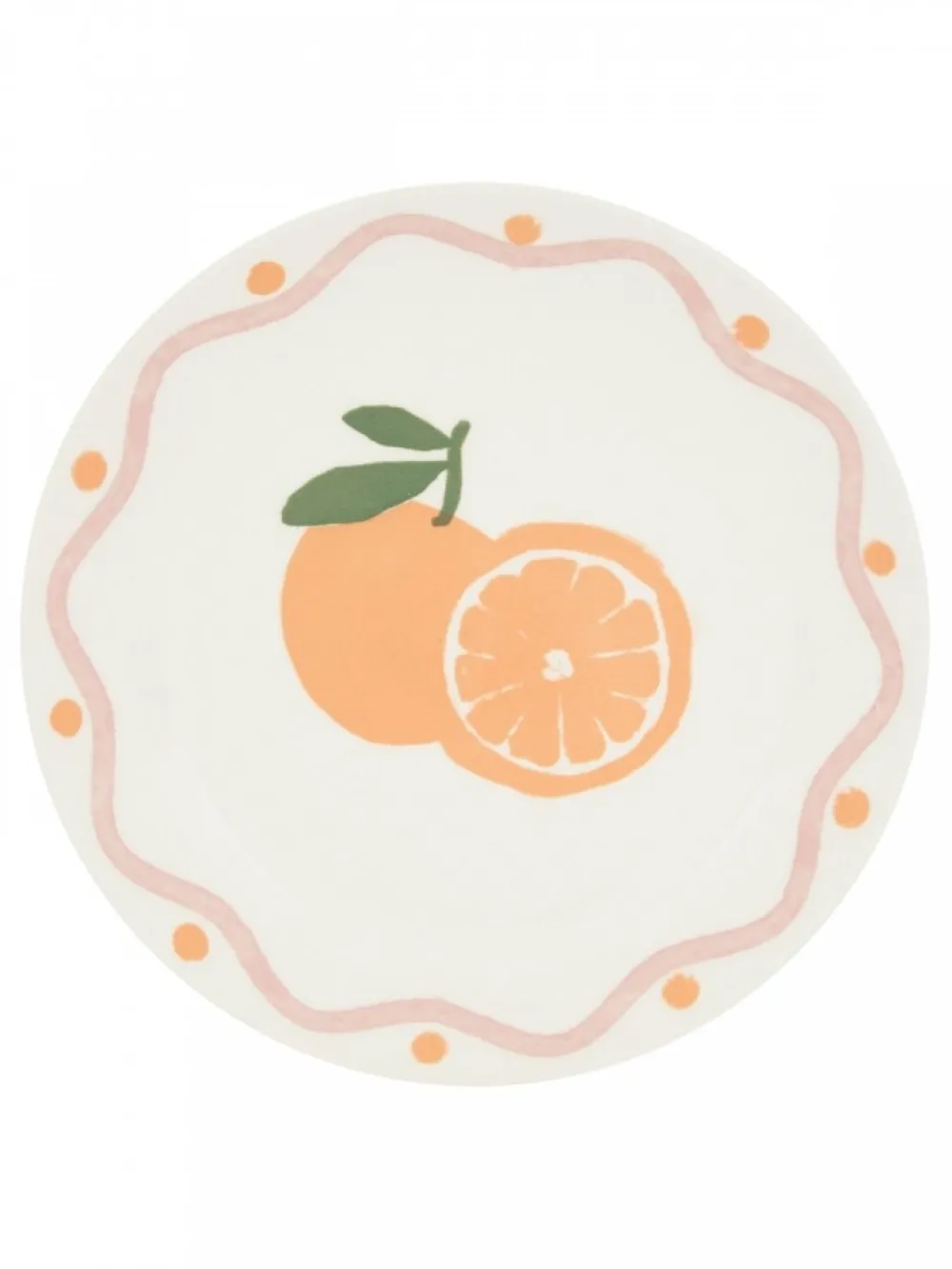 Komplet 6 talerzy deserowych 19 cm Fruity Orange * Secret de Gourmet Best
