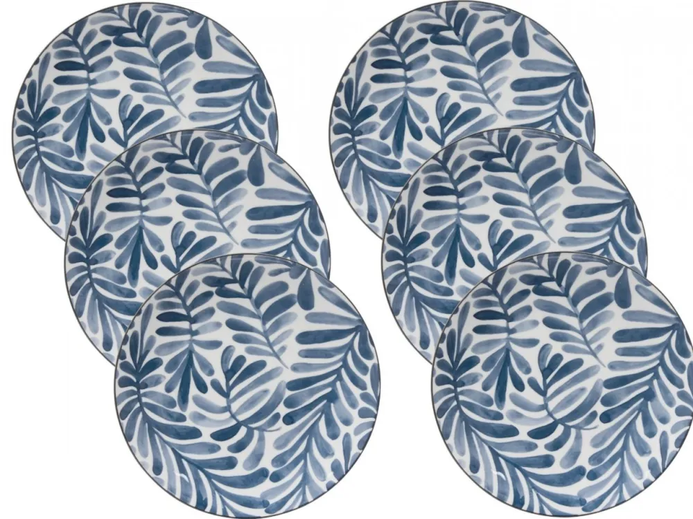 Komplet 6 talerzy deserowych 19 cm Umami Leaf * Secret de Gourmet Sale