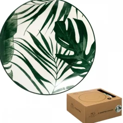Komplet 6 talerzy do zupy Leafs 20 cm * Secret de Gourmet Clearance
